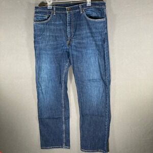 Levi's 505 Regular Fit Jeans Mens W38 L30 Blue Denim Cotton Blend